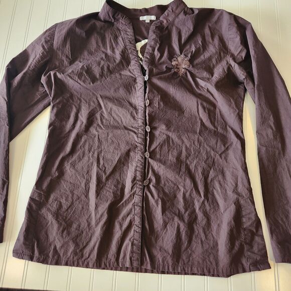 Barefoot Dream Large Brown Tunic 100% Prima Cotton 27.7452 - Picture 1 of 10